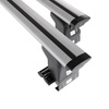 Barres de toit en aluminium adapté pour Kia Magentis Berline (2001-2005) - Porte-Bagages de Voiture argent - toit normal