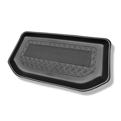 Tapis de coffre adapté pour Volkswagen up! Hayon (09.2011-10.2023) - bac de coffre - protection de coffre voiture - coffre supérieur