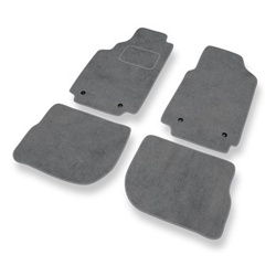 Tapis de Sol Velours adapté pour Audi A6 I C4 Avant, Berline (1994-1997) - Premium tapis de voiture - gris