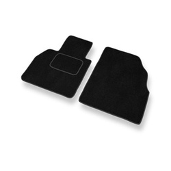 Tapis de Sol Velours adapté pour Renault Scenic II Monospace (2003-2009) - Premium tapis de voiture - noir