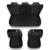 Housses de siège adaptées pour Alfa Romeo 166 I, II, III (1998-2007) - housse siege voiture universelles - couverture siege - S-G1