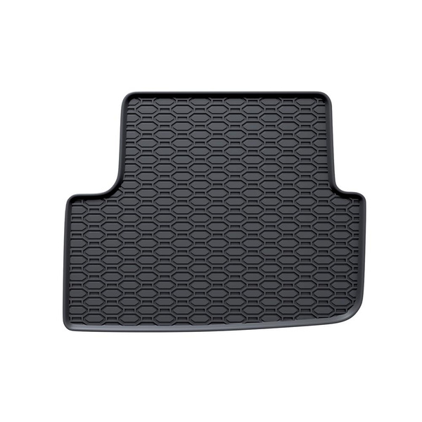 Tapis de sol en caoutchouc adapté pour Volkswagen T-Cross SUV (2018-....) - tapis de voiture - noir - 4 pcs.
