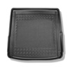 Tapis de coffre adapté pour Audi A4 B9 Avant (11.2015-2024) - bac de coffre - protection de coffre voiture - aussi pour les modèles avec des rails de fixation; aussi pour la version Quattro