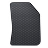 Tapis de sol en caoutchouc adapté pour Peugeot 308 II Hayon (2013-2021) - tapis de voiture - noir - 4 pcs.
