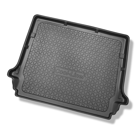 Tapis de coffre adapté pour Citroen C4 Grand Picasso Monospace (10.2006-08.2013) - bac de coffre - protection de coffre voiture - 7 places; 3me rangée abaissée