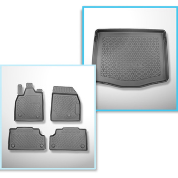 Kit tapis de coffre et tapis de voiture TPE pour: Ford Mustang Mach-E SUV (05.20