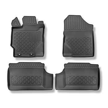 Tapis de sol en TPE adapté pour Toyota Yaris III Hayon (12.2015-10.2022) - tapis
