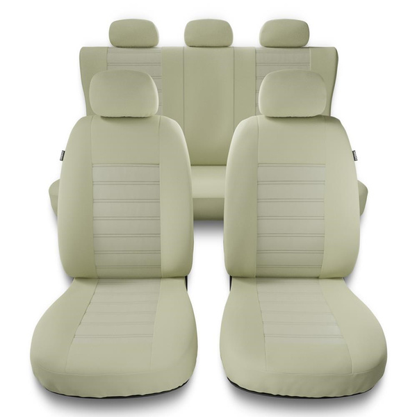 Housses de siège adaptées pour Alfa Romeo 166 I, II, III (1998-2007) - housse siege voiture universelles - couverture siege - MD-8