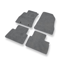 Tapis de Sol Velours adapté pour Nissan Juke (2010-....) - Premium tapis de voiture - gris