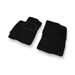 Tapis de Sol Velours adapté pour Mitsubishi Outlander I SUV (2001-2006) - Premium tapis de voiture - noir
