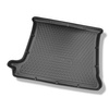 Tapis de coffre adapté pour Opel Vivaro A Van (09.2001-08.2014) - bac de coffre - protection de coffre voiture - version pour le transport de passagers (break / tour); pour l'espace derriere 3e rangée de sieges; climatisation complémentaire; L2 (empatteme