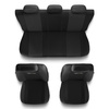 Housses de siège adaptées pour Peugeot 208 I, II (2012-....) - housse siege voiture universelles - couverture siege - TG-G