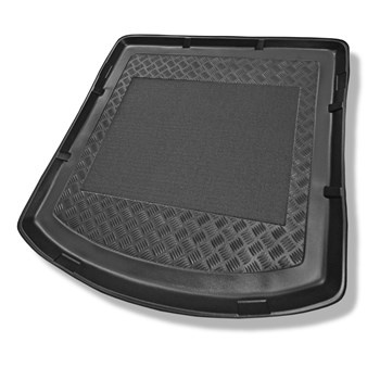 Tapis de coffre adapté pour Volkswagen Touran I 1T Monospace (03.2003-08.2015) - bac de coffre - protection de coffre voiture - 5 places