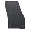 Tapis de sol en caoutchouc adapté pour Volkswagen Tiguan III (2024-....) - tapis de voiture - noir