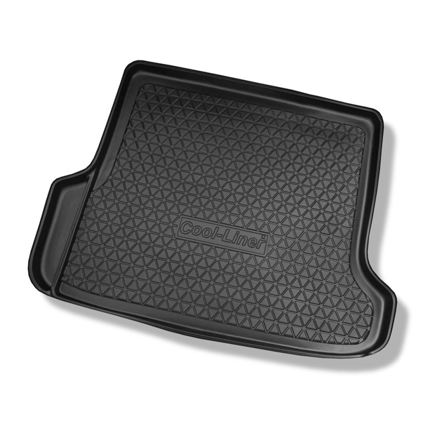 Tapis de coffre adapté pour Volvo XC70 I Crossover (2000-2007) - bac de coffre - protection de coffre voiture - 5/7 places (3e rangée abaissée); également pour les modeles avec navigation et changeur de CD