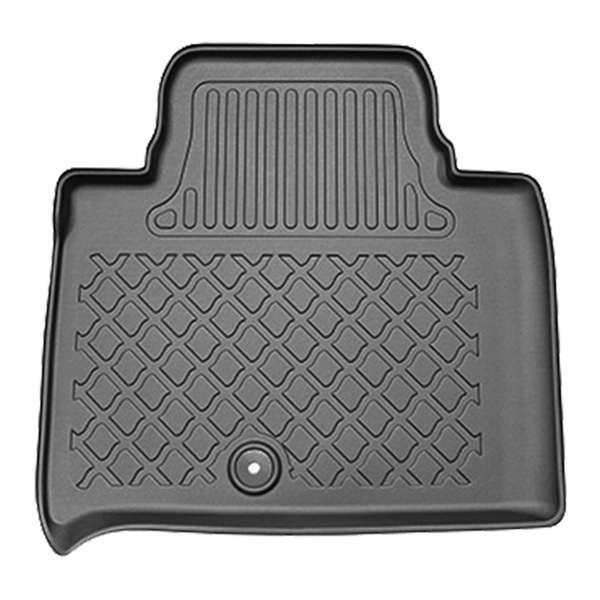 Tapis de sol en TPE adapté pour Ssangyong Rexton II SUV (11.2017-....) - sans la troisième rangée de sièges - tapis de voiture - noir
