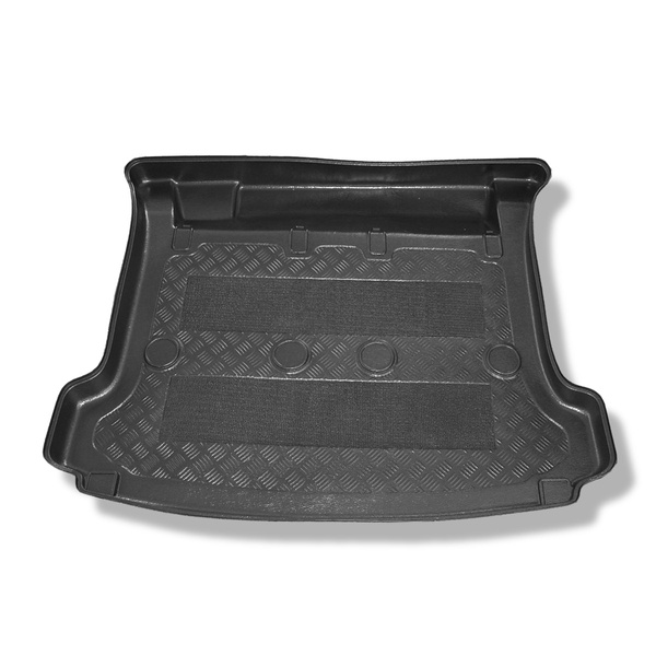 Tapis de coffre adapté pour Peugeot 308 SW (10.2007-05.2014) - bac de coffre - protection de coffre voiture - 5/7 sieges (3e rangée dans la voiture ou enlevée)