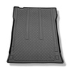 Tapis de coffre adapté pour Mercedes-Benz Vito W447 Tourer (10.2014-....) - bac de coffre - protection de coffre voiture - pour l'espace derriere 2e rangée de sieges (3e rangée dans la voiture ou enlevée); version longue (empattement 3.200 mm; longueur de