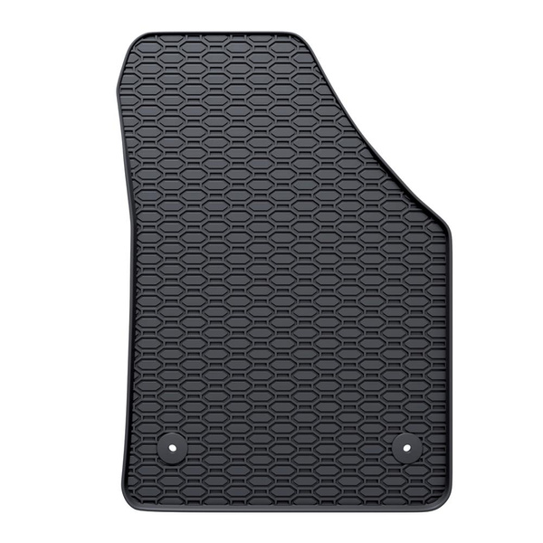 Tapis de sol en caoutchouc adapté pour Volkswagen Caddy III (2004-2015) - tapis de voiture - noir