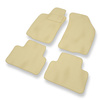 Tapis de Sol Velours adapté pour Alfa Romeo GT (2003-2010) - Premium tapis de voiture - beige