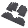 Tapis de sol en caoutchouc adapté pour Hyundai ix20 Monospace (2009-2020) - tapis de voiture - noir - 3 pcs.