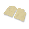 Tapis de Sol Velours adapté pour Renault Scenic I Monospace (1996-2003) - Premium tapis de voiture - beige