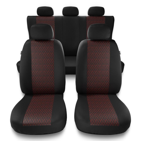 Housses de siège adaptées pour Audi A2 (1999-2005) - housse siege voiture universelles - couverture siege - PF-RD