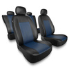 Housses de siège adaptées pour Peugeot 508 I, II (2011-....) - housse siege voiture universelles - couverture siege - CM-BL