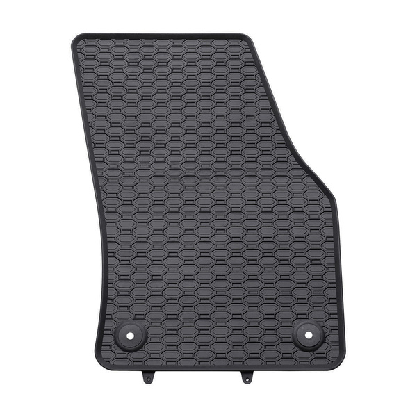 Tapis de sol en caoutchouc adapté pour Seat Ateca SUV (2016-....) - tapis de voiture - noir - 4 pcs.