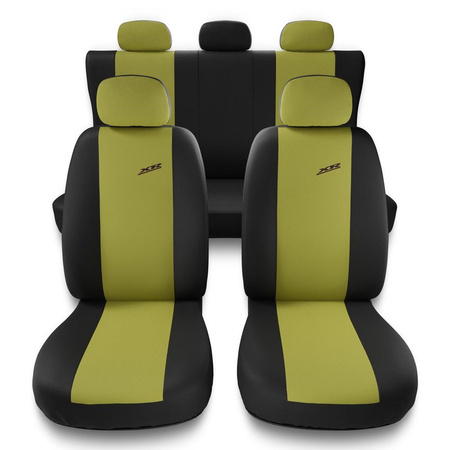 Housses de siège adaptées pour Alfa Romeo 166 I, II, III (1998-2007) - housse siege voiture universelles - couverture siege - X.R-Y