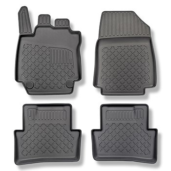 Tapis de sol en TPE adapté pour Renault Captur SUV (04.2013-12.2019) - tapis de 