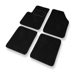 Tapis de Sol Velours adapté pour Dodge Journey Crossover (2008-2020) - Premium tapis de voiture - noir