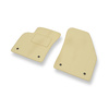 Tapis de Sol Velours adapté pour Volvo C30 I Hayon (2006-2012) - Premium tapis de voiture - beige