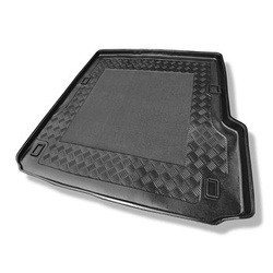 Tapis de coffre adapté pour Mercedes-Benz Classe E W211 Break (2003-10.2009) - bac de coffre - protection de coffre voiture - avec navigation (sans cavité gauche)
