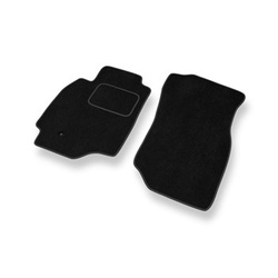 Tapis de Sol Velours adapté pour Mitsubishi Lancer VII Break, Berline (2003-2008) - Premium tapis de voiture - noir