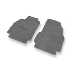 Tapis de Sol Velours adapté pour Renault Megane II Estate, Hayon, Cabriolet, Berline (2002-2008) - Premium tapis de voiture - gris