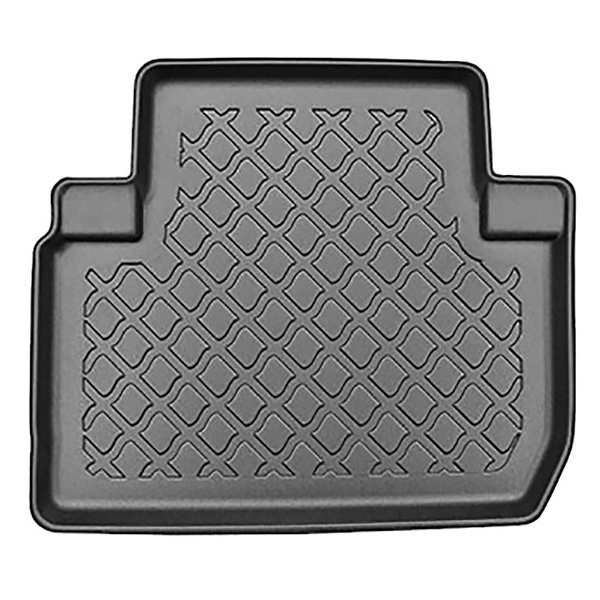 Tapis de sol en TPE adapté pour Mitsubishi Eclipse Cross SUV (01.2018-....) - non pour version Plug-in hybride - tapis de voiture - noir