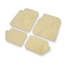 Tapis de Sol Velours adapté pour Chrysler Sebring II Cabriolet, Berline (2001-2006) - Premium tapis de voiture - beige