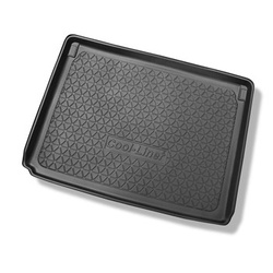 Tapis de coffre adapté pour Citroen C4 Picasso II Monospace (07.2013-11.2020) - bac de coffre - protection de coffre voiture - 5 places; coffre supérieur (plancher plat du coffre)