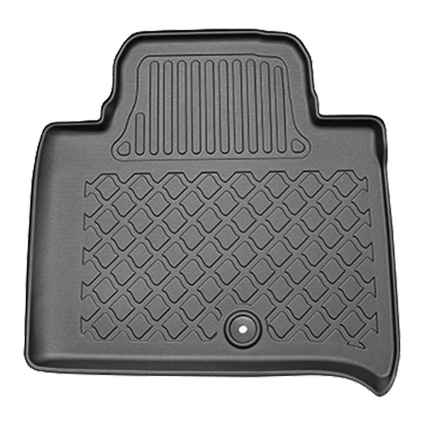 Tapis de sol en TPE adapté pour KGM Musso II Pick-Up (2025-....) - sans la troisième rangée de sièges - tapis de voiture - noir