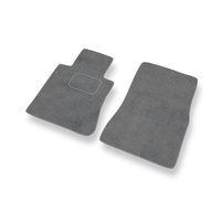 Tapis de Sol Velours adapté pour Mercedes-Benz CL W140 (1992-2000) - Premium tapis de voiture - gris