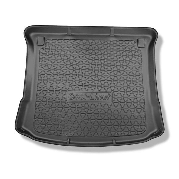 Tapis de coffre adapté pour Mazda 5 III Monospace (10.2010-2015) - bac de coffre - protection de coffre voiture - 7 places; 3me rangée abaissée
