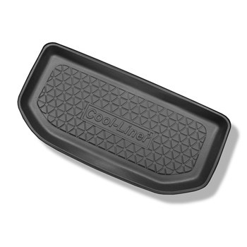 Tapis de coffre adapté pour Skoda Citigo-e iV Hayon (01.2020-....) - bac de coffre - protection de coffre voiture - coffre supérieur