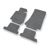 Tapis de Sol Velours adapté pour BMW 8 I E31 Coupé (1989-1999) - Premium tapis de voiture - gris