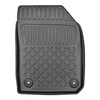 Tapis de sol en TPE adapté pour Skoda Fabia III NJ Hayon (12.2015-10.2022) - tapis de voiture - noir
