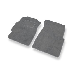 Tapis de Sol Velours adapté pour Honda Civic VI Aerodeck, Coupé, Hayon, Berline (1996-2000) 3 portes, 4 portes - Premium tapis de voiture - gris