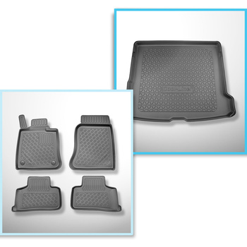 Kit tapis de coffre et tapis de voiture TPE pour: Mercedes-Benz GLC X254 SUV (07