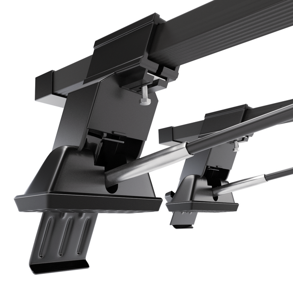 Barres de toit en acier adapté pour Fiat Siena Berline (1996-2007) - Porte-Bagages de Voiture noir - toit normal