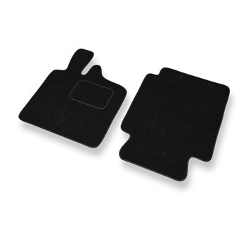 Tapis de Sol Feutres adapté pour Smart ForTwo I (1998-2007) - tapis de voiture - noir