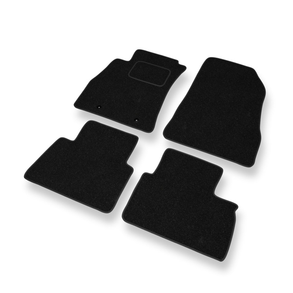 Tapis de Sol Feutres adapté pour Nissan Juke I Crossover (2010-2019) - tapis de voiture - noir